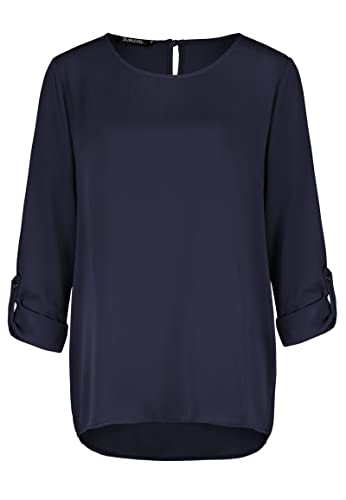 Sublevel Damen Basic Bluse Langarmshirt 3/4 Ärmel Dark-Blue M von Sublevel