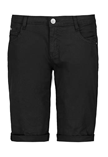 Sublevel Damen Bermuda Shorts mit elastischem Materialmix und 5-Pocket-Design, Farben:Schwarz, Größe:XL von Sublevel
