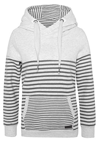 Sublevel Damen D1074L01736A Sweatshirt, Grau (Light Grey Melange 23100), 38 (Herstellergröße: M) von Sublevel