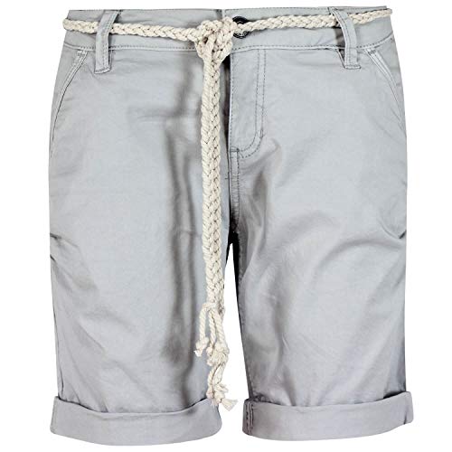 Sublevel Damen D6053Z61440Z Bermuda, Grau (Light Grey 23200), 38 (Herstellergröße: M) von Sublevel
