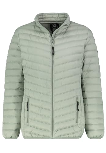 Sublevel Damen Frühlings Jacke Steppjacke Übergangsjacke Stehkragen, Farbe:Grün, Größe:L 40 von Sublevel