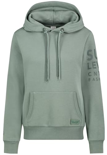 Sublevel Damen Hoodie Kapuzen-Sweatshhirt Pullover ASMia LSL-531 Middle Green M von Sublevel