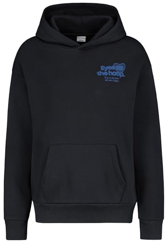 Sublevel Damen Hoodie Kapuzenpullover mit Motiv Print-Druck, Farben:Blau-3, Größe:XL von Sublevel