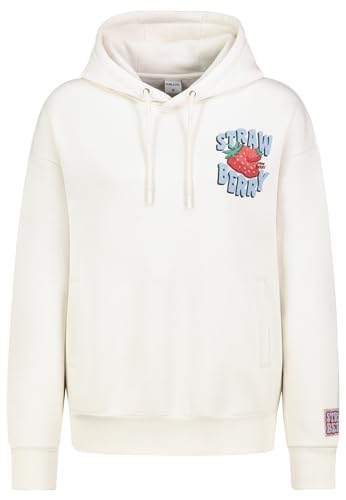 Sublevel Damen Hoodie mit Aufdruck Spread Your Love Wherever You Go, Farben:Weiß, Größe:L von Sublevel