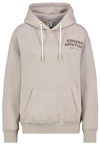 Sublevel Damen Hoodie mit Sommer Motiv und Kängurutasche, Farben:Beige-2, Größe:L Sublevel Damen Hoodie mit Sommer Motiv und Kängurutasche, Farben:Beige-2, Größe:L von Sublevel