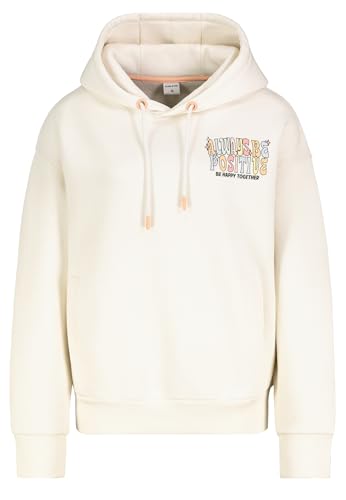 Sublevel Damen-Hoodie mit auffälligem Print beige XS von Sublevel