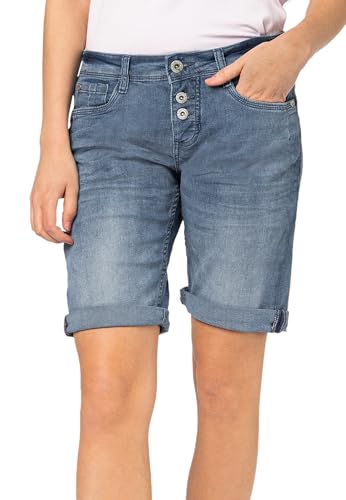 Sublevel Damen Jeans Bermuda Shorts Kurze Hose Light-Blue XXL von Sublevel