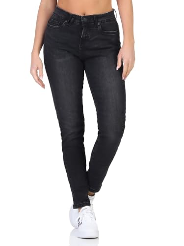 Sublevel Damen Jeans Hose Asanna LSL-468 Skinny schmales BeinBlack L von Sublevel