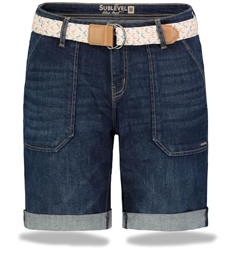 Sublevel Damen Jeans Shorts D85054BA62343ZD259-M von Sublevel