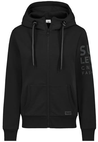 Sublevel Damen Kapuzen-Sweatjacke Zip Hoodie ASIda LSL-530 Black L von Sublevel