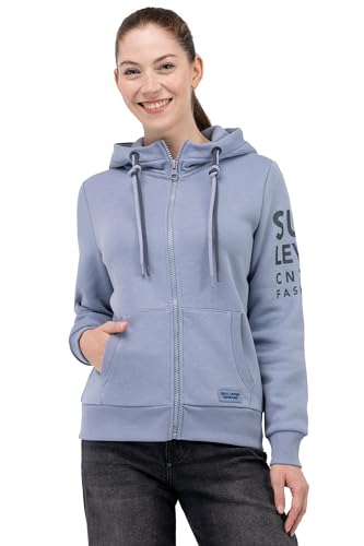 Sublevel Damen Kapuzenpullover IDA-D10600T02691A4NO-rainy Blue-M von Sublevel