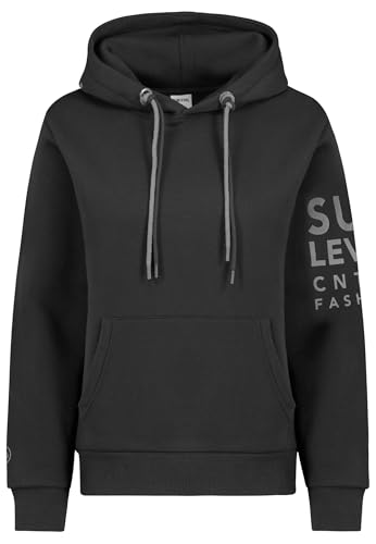 Sublevel Damen Kapuzenpullover Mia-D10600T02690A1NO-black-XL von Sublevel