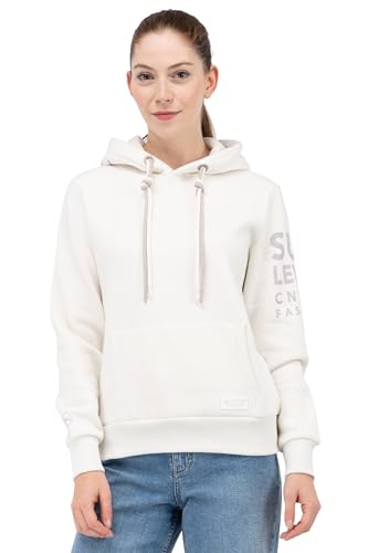 Sublevel Damen Kapuzenpullover Mia-D10600T02690A1NO-offwhite-XXL von Sublevel