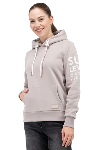 Sublevel Damen Kapuzenpullover Mia-D10600T02690A2NO-ash beige-S von Sublevel
