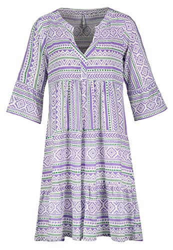 Sublevel Damen Kleid Strandkleid Sommerkleid 100% Viskose MIT Volants, Hosengröße:M / 38, Farbe:Middle Purple von Sublevel