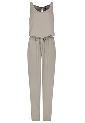 Sublevel Damen Overall Jumpsuit lange Hose Binde Gürtel Einteiler, Hosengröße:M / 38, Farbe:Olive von Sublevel