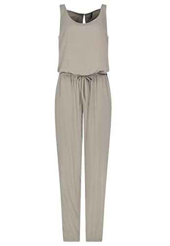 Sublevel Damen Overall Jumpsuit lange Hose Binde Gürtel Einteiler, Hosengröße:XS / 34, Farbe:Olive von Sublevel