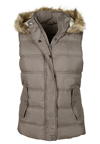 Sublevel Damen Steppweste, Farbe:Middle Grey;Größe:L von Sublevel