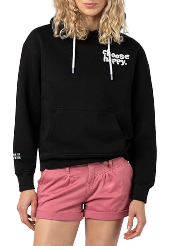 Sublevel Damen Sweathoodie mit Backprint Black S von Sublevel