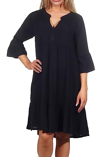 Sublevel Damen Viskose Mini Kleid LSL-413 Black M von Sublevel