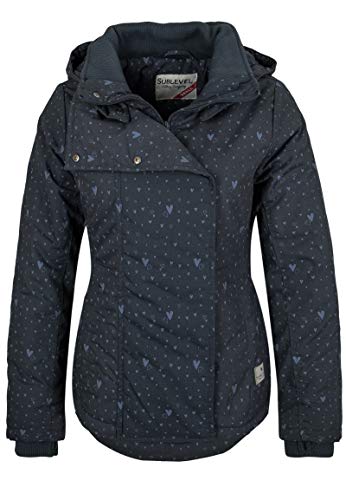 Sublevel Damen Winterjacke, Größe:S, Farbe:dunkelblau von Sublevel