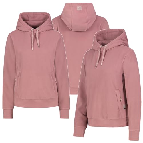 Sublevel Fleece Pullover Herbst Winter Hoodie Kapuzen Pullover Oudoor, Farbe:Rosa, Größe:M (38) von Sublevel