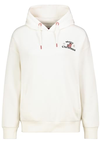 Sublevel Frauen Hoodie Weihnachten – Oversize Pullover mit Humorvollen Designs und Backprint White M von Sublevel