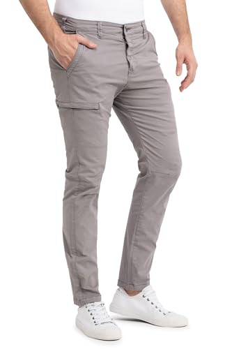 Sublevel Herren Chino Hose Lars Frost Grey H64067BD62440A2NO_32 von Sublevel