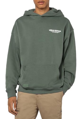 Sublevel Herren Hoodie, Oversized, mit Backprint, Sweathoodie, locker geschnitten, Basic Design, für Freizeit und Alltag Green XXL Sublevel Herren Hoodie, Oversized, mit Backprint, Sweathoodie, locker geschnitten, Basic Design, für Freizeit und Alltag Green XXL von Sublevel