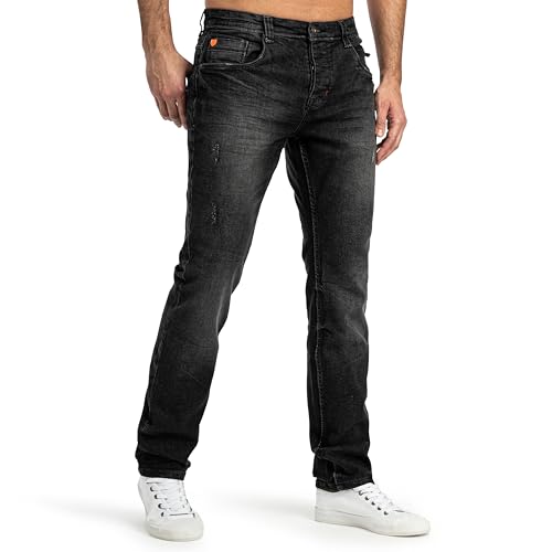 Sublevel Herren Jeans Slim Fit Steve Black H85029BB62093B132NO_33 von Sublevel