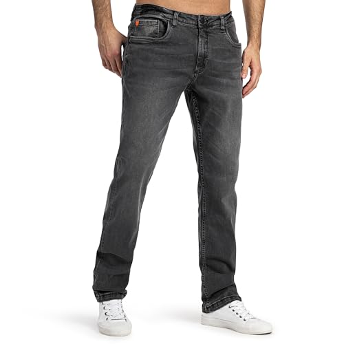 Sublevel Herren Jeans Straight Fit John Black H85062BB62092G124NO_36 von Sublevel