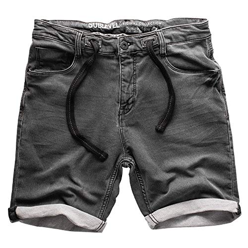 Sublevel Herren Jogg Shorts-H1324Y60688KB30-30 von Sublevel