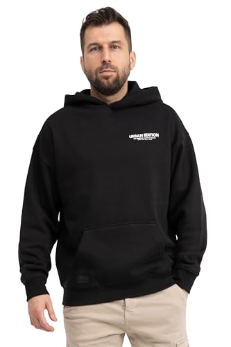 Sublevel Herren Kapuzenpullover Black H10608BC21492A3NO-XXL von Sublevel