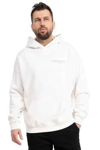 Sublevel Herren Kapuzenpullover Offwhite H10608BC21492A1NO-XXL von Sublevel
