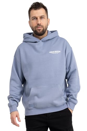 Sublevel Herren Kapuzenpullover Rainy Blue H10608BC21492A4NO-L von Sublevel