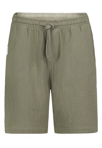 Sublevel Herren Musselin Shorts - Luftige Sommerhose mit Kordeln Middle-Green XXL von Sublevel