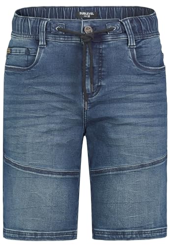 Sublevel Herren Sweat Shorts Dark Blue H13245BD62510K_D84-32 von Sublevel