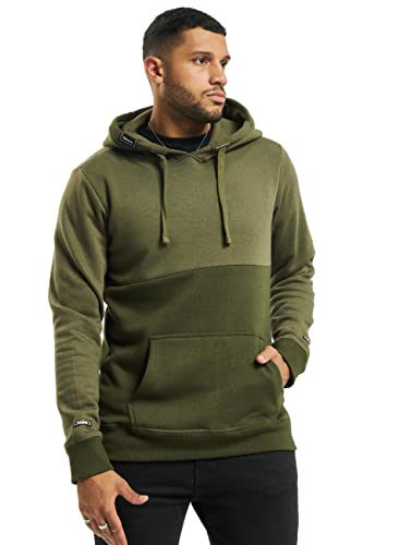 Sublevel Hoodie mit Colourblock dark-green XL von Sublevel