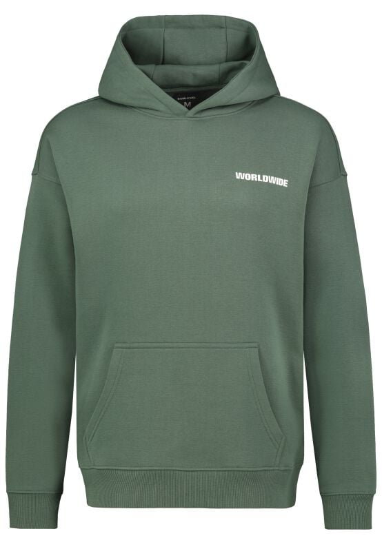 Sublevel Kapuzenpullover - Mens Sweatjacket - S bis L - für Männer - Größe L - grün von Sublevel