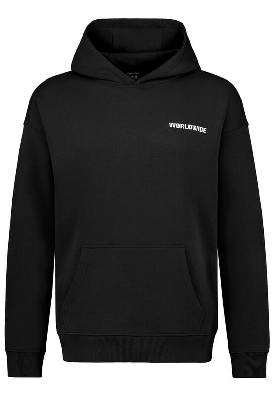 Sublevel Kapuzenpullover - OVERSIZE SWEAT HOODIE WITH FRONT AND BACK PRINT - S bis XXL - für Männer - Größe XXL - schwarz Sublevel Kapuzenpullover - OVERSIZE SWEAT HOODIE WITH FRONT AND BACK PRINT - S bis XXL - für Männer - Größe XXL - schwarz von Sublevel