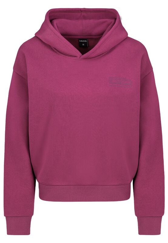 Sublevel Kapuzenpullover - SWEAT HOODIE - XS bis L - für Damen - Größe S - pink von Sublevel