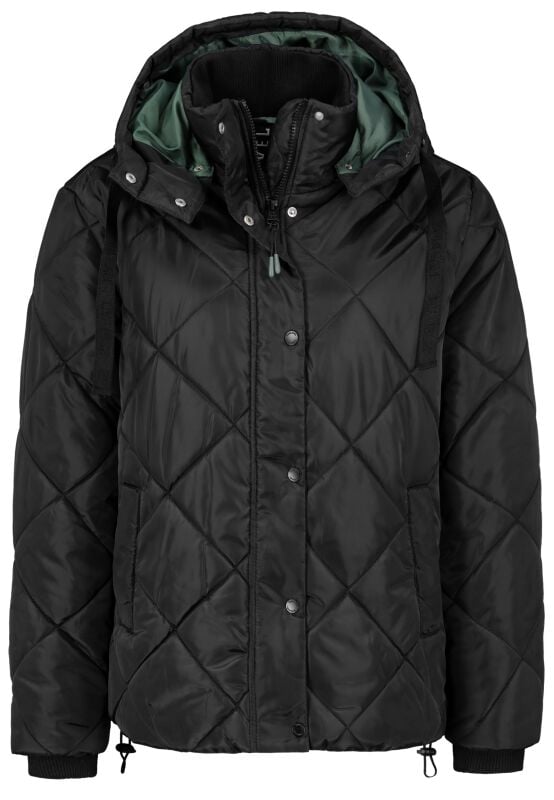 Sublevel Ladies Quilted Coat Winterjacke schwarz in M von Sublevel