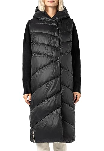 Sublevel Lange Puffer Steppweste black L von Sublevel