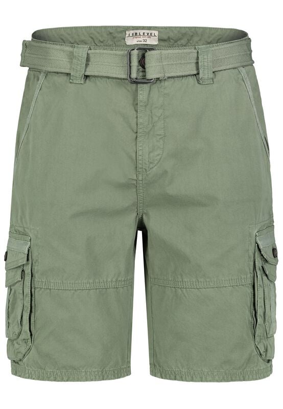 Sublevel Mens Cargo Bermuda Short grün in 36 von Sublevel