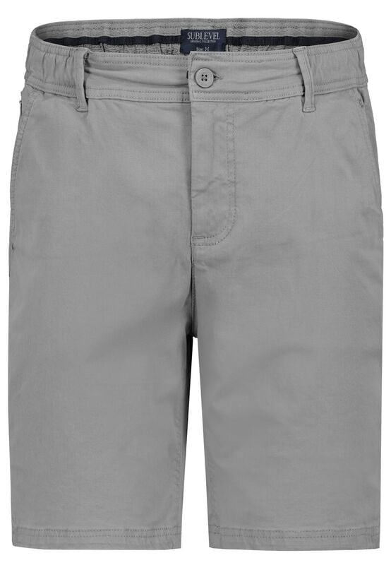 Sublevel Mens Chinoshort Short grau in L von Sublevel