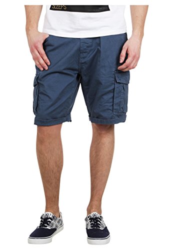 Sublevel Shorts Bermuda Hose mit Gürtel, Farbe:Middle Blue;Hosengröße:32 von Sublevel