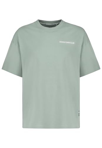 Sublevel Subleve T-Shirt Downtown Club Edition, Kurzarmshirt für Herren Light-Green L von Sublevel