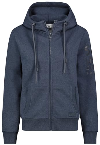 Sublevel Sweatjacke Hoodie Sweater Kapuzenpullover Übergangsjacke Frühlings, Farbe:Navy, Größe:XS (34) von Sublevel