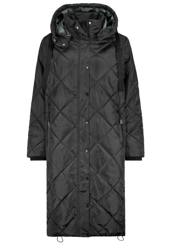 Sublevel Winterjacke - Ladies Quilted Coat - S bis XL - für Damen - Größe XL - schwarz von Sublevel