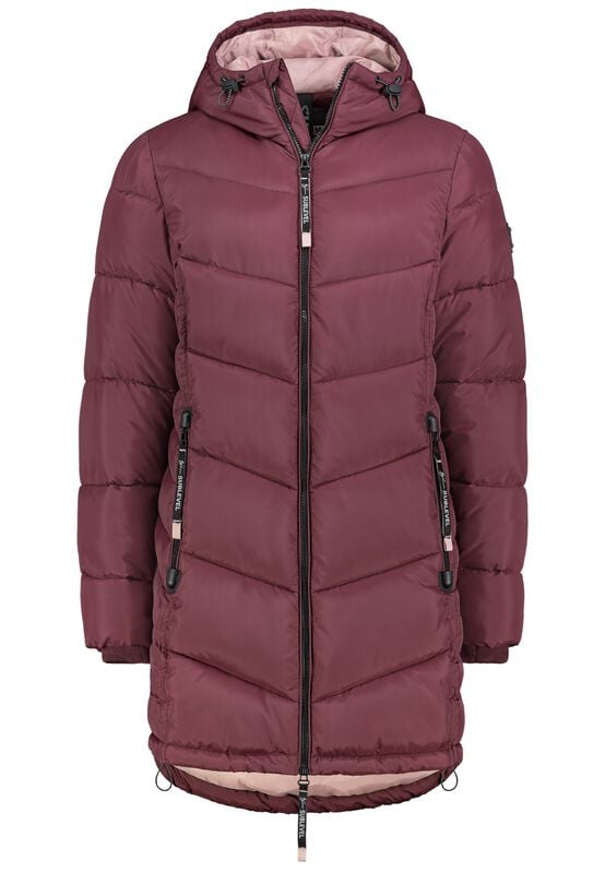 Sublevel Wintermantel - PUFFER COAT - S bis XXL - für Damen - Größe M - rot von Sublevel